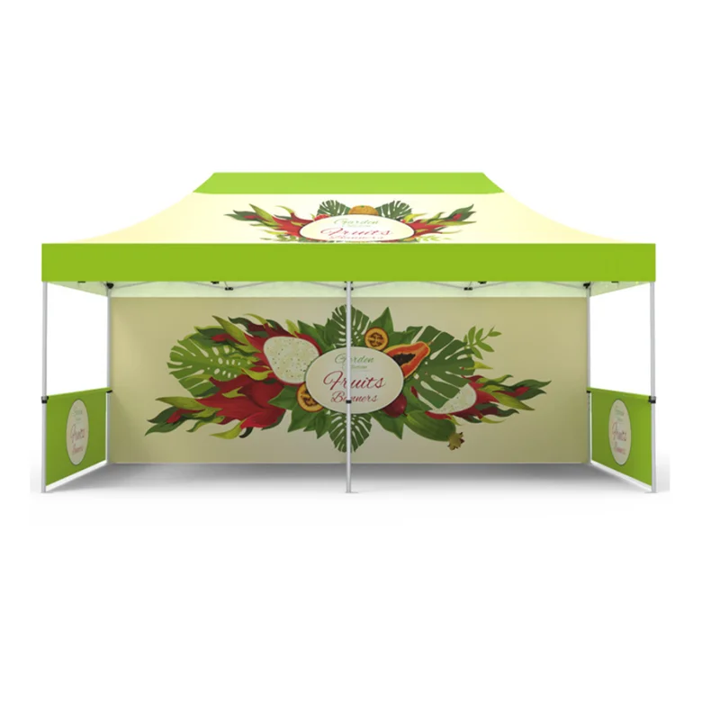 

Waterproof logo 3x6m Outdoor Aluminium Folding Exhibition Event Awning Marquee Gazebos Canopy Pop up Trad Show Tent