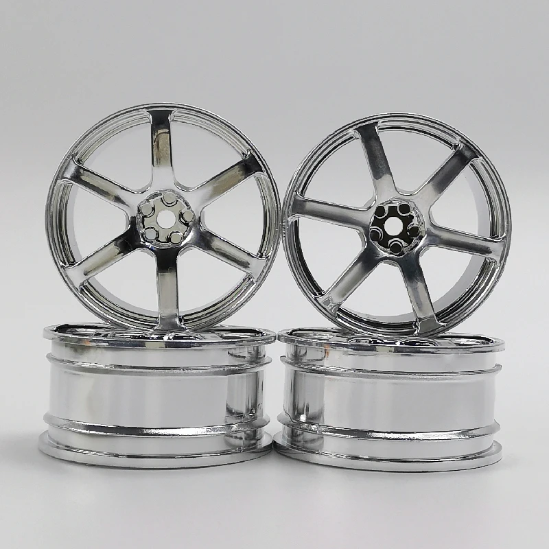 4pcs 3mm Offset RC Car 1/10 Scale Plastic Wheels Rims Drift On road Touring Model Hobby