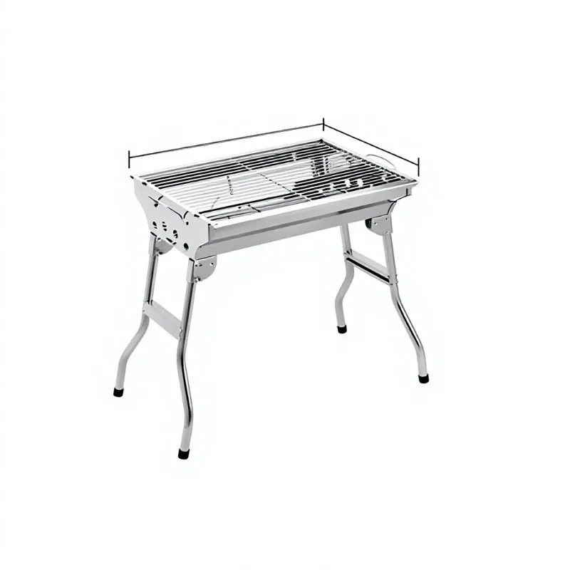 Outdoor Barbecue Oven Thickened Folding Smokeless Rack Household Charcoal Stainless Steel Portable Barbecue Stove Model 5007