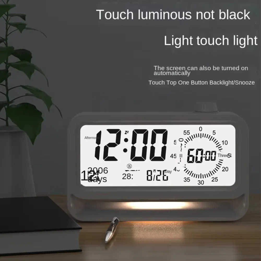 60 Minute Visual Timer Alarm Clock Dual Display Manual Countdown Mechanical Cooking Timer Cooking Shower Study Stopwatch Timer