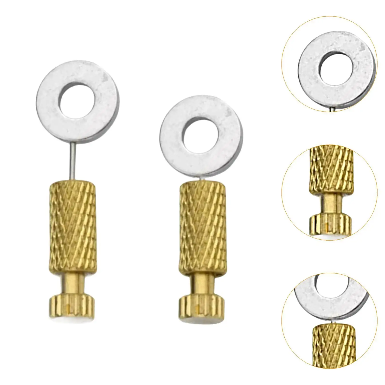 6Pcs Leather Sewing Positioning Pins Leather Stitching Tools Portable Leather Locking Pins for DIY Handmade Leather Making