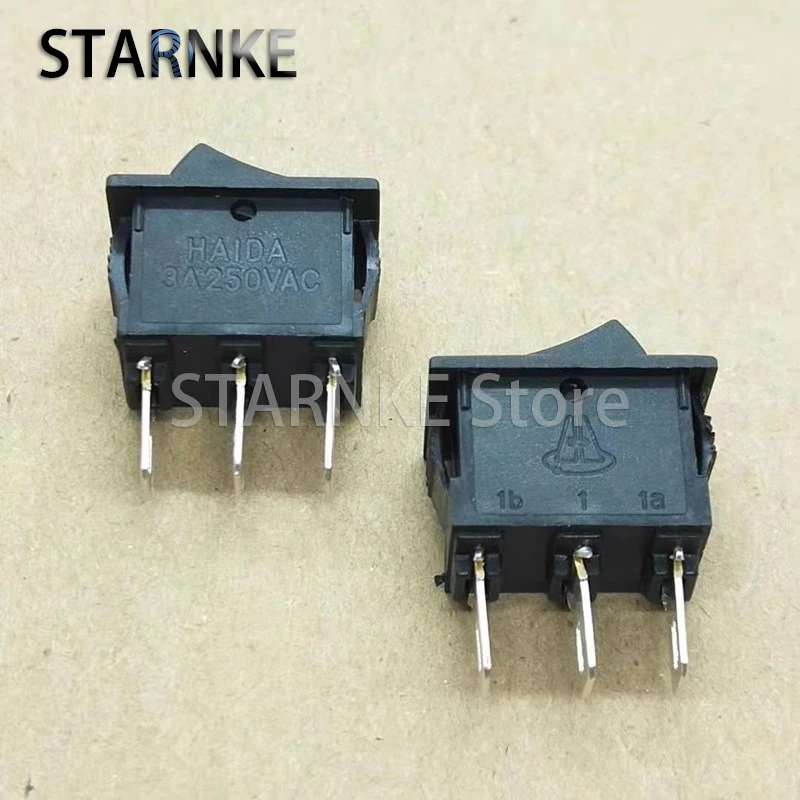 20PCS 10*15MM Mini Rocker Switch 3Pins 2 Position Micro Boat Rocker Power Switch 3A 250VAC