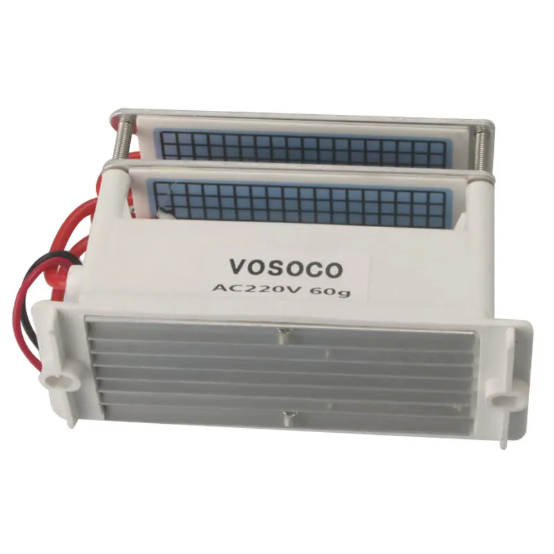 VOSOCO Generator ozonu 60 g/h Przenośny ozonator Oczyszczacz wody Oczyszczacz powietrza Sterylizator Leczenie Długa żywotność Usuwanie formaldehydu