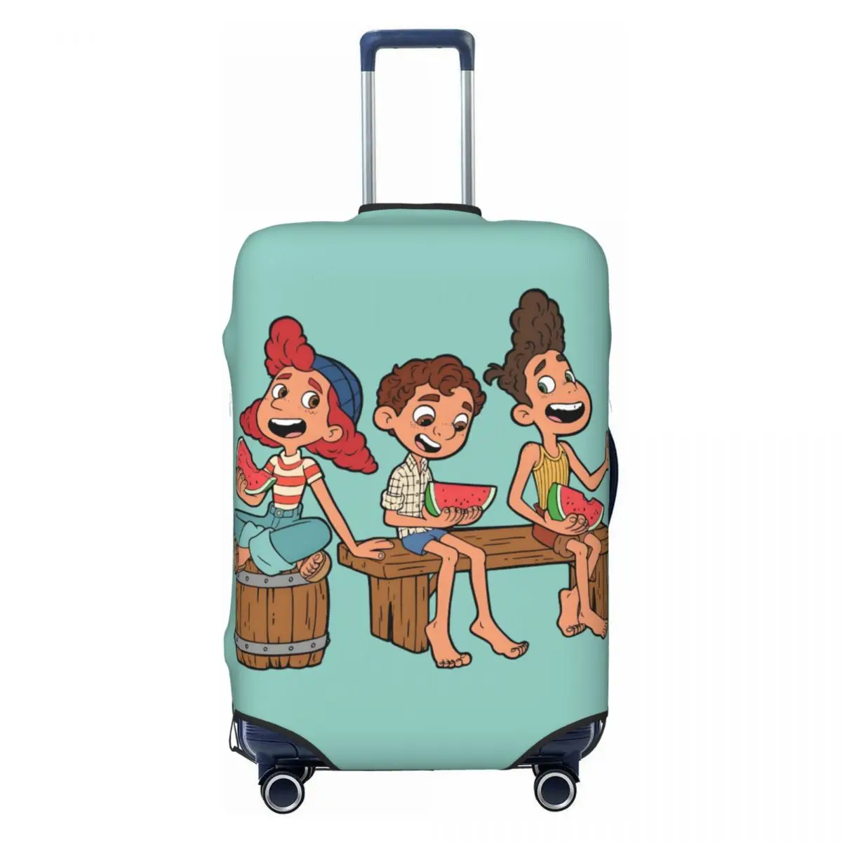 

Custom Luca Cartoon Travel Luggage Cover Washable Suitcase Cover Protector Fit 18-32 Inch