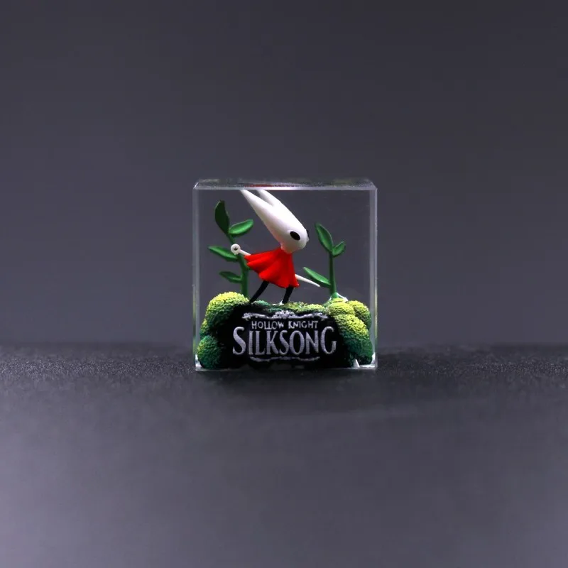 Hollow Knight Keycap Silk Song Game Theme Keycap Cube Resin Keycap Miniature Scene Mechanical Keyboard Keycap Handheld Gift Esc - Image 5