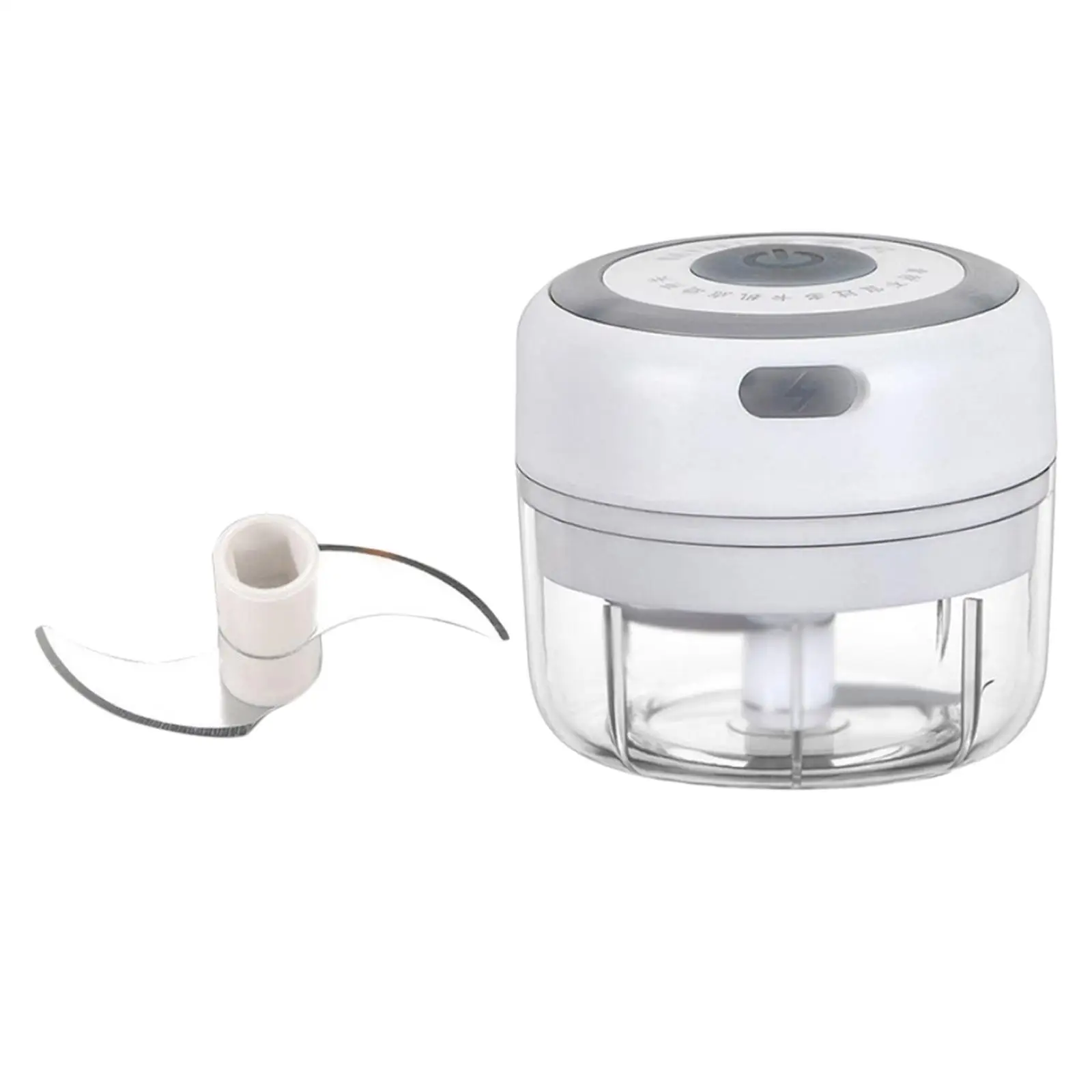 USB Charge Cordless Electric Mini Garlic Chopper Garlic Masher Food Processor