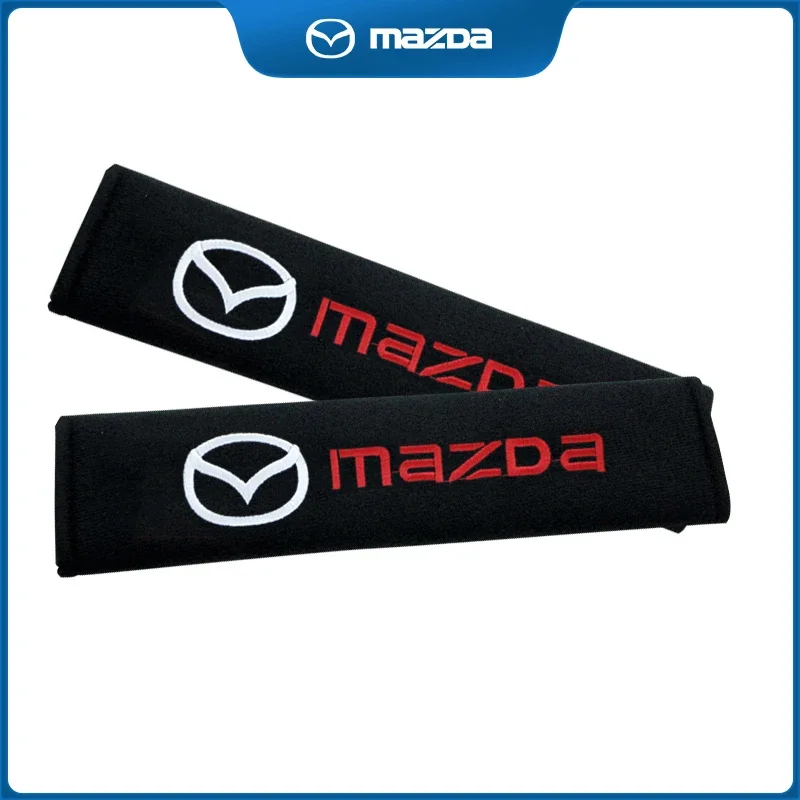 Car Accessories Seat Belt Turn fur Safety Belt Shoulder Cover Breathable Seat Belt For Mazda CX MX5 CX30 RX8 Miata Atenza Axela