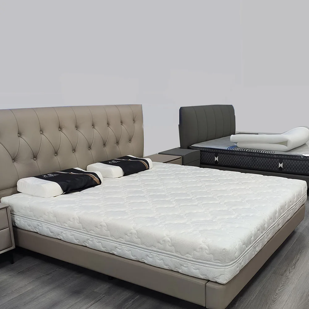 High Density Soft Foam Pocket Spring Mattress With Removable Cover For 5 Star Hotels School Bedroom & Outdoor Use