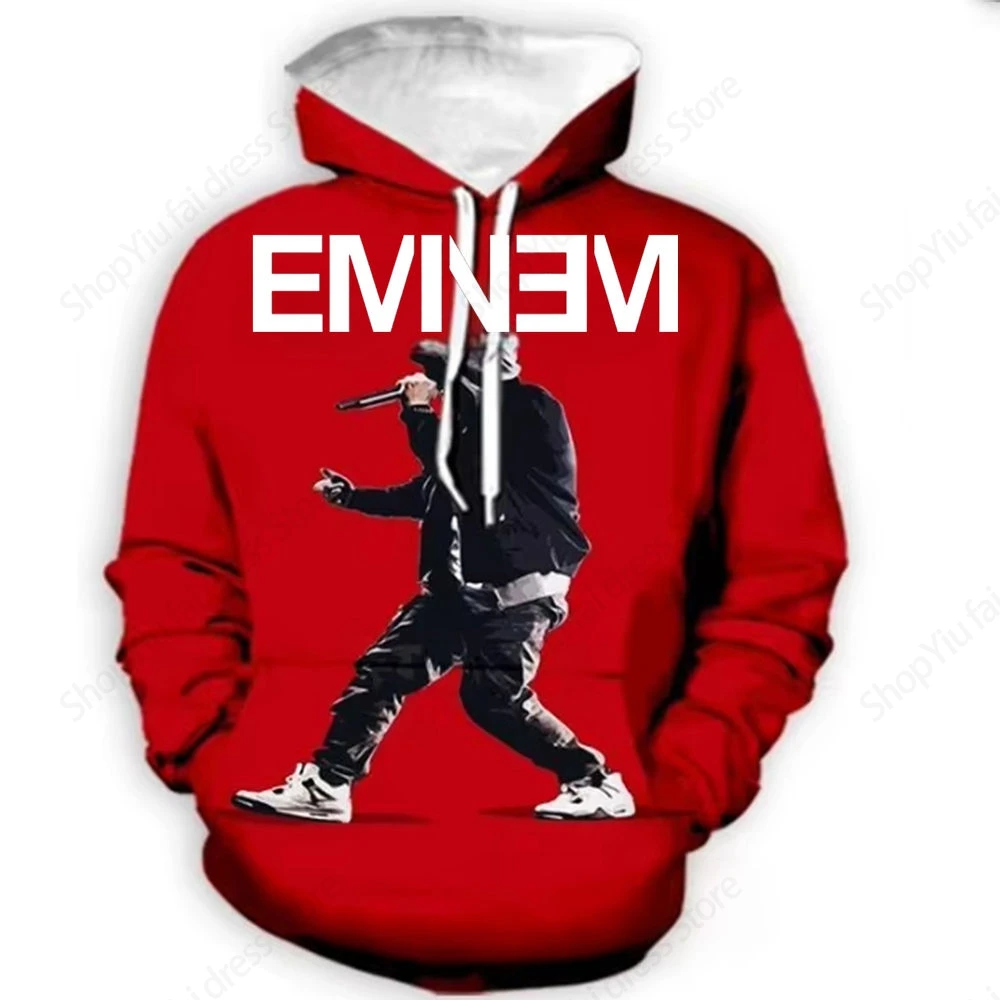 Terbaru populer Rapper EMINEM 3d Cetak Hoodie Pria Wanita mode Hoodie Sweatshirt anak laki-laki mantel Wanita keringat pria Hoodie pakaian Rap