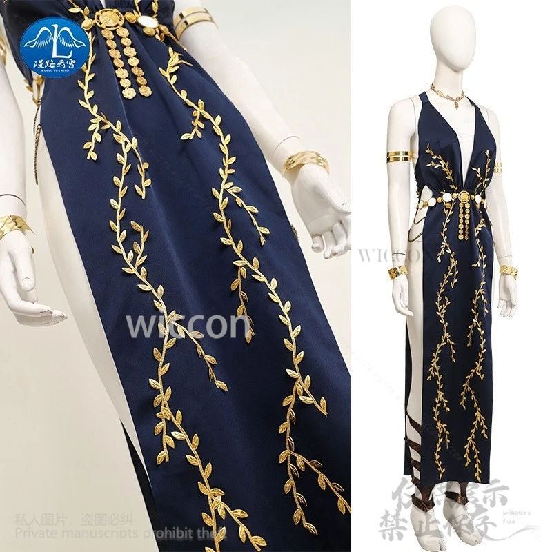 Gioco Anime Queen Marika Cosplay Eldenn Costume Anelli Abito Lolita Scarpe Parrucche di alta qualità per ragazze Donna Natale personalizzato