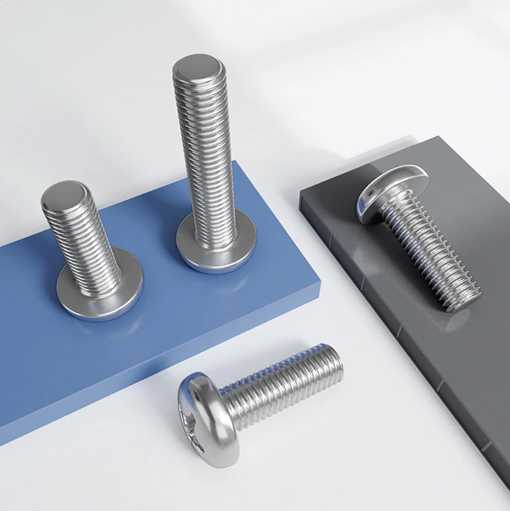 M1.0/M1.2/M1.4/M1.6/M2 Phillips Pan Ronde Kop Machine Schroef-A2 304 Rvs