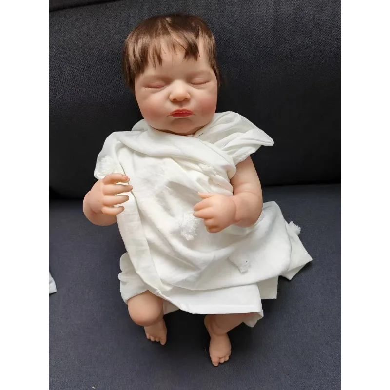 

19-дюймовая (48 см) кукла-девочка Лора с полностью виниловым телом, подарок для самостоятельного изготовления (DIY)