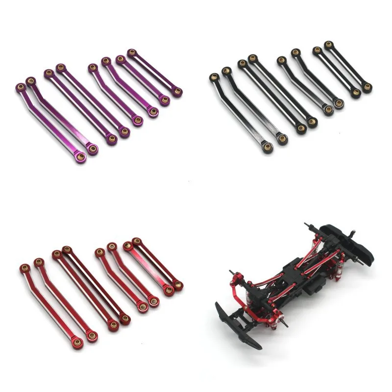 JJRC C8801 AX-8560 TRX4M 1/18 RC Remote Control Car Metal Upgrade Parts Rod 8 Pcs