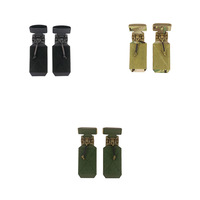 Outdoor Tactical Vest MOLLE Quick Release Accessories, AVS Side Wall Triple Row, Tactical Vest Adapter Components