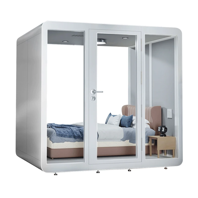 

Soundproof sleeping cabin Soundproof room Mobile sleeping compartment Piano cabin Singing household soundproo