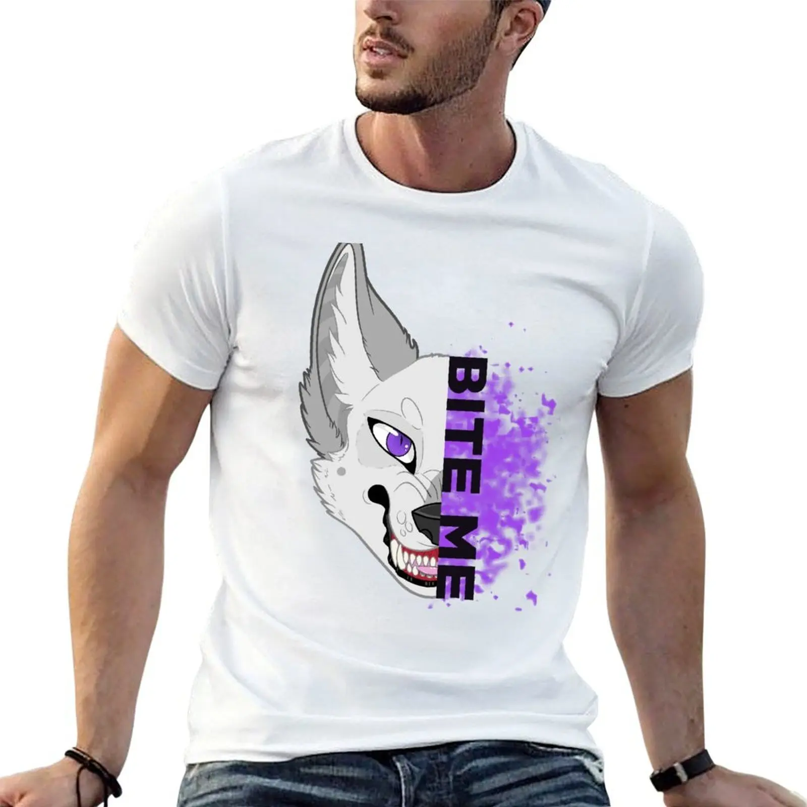 

BITE ME - Scylla Purple T-Shirt t shirts designer anime tshirt T-Shirt