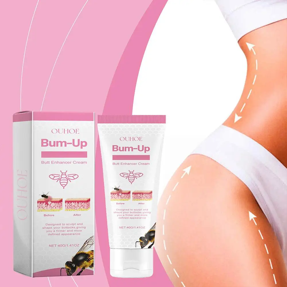 Butt Enhancement Crème Knoflookbil Vergroting Massage Zorg Voor Het Verstevigen Van Butt Butt Big Body Cream Lift Heupbuttoc M4p1