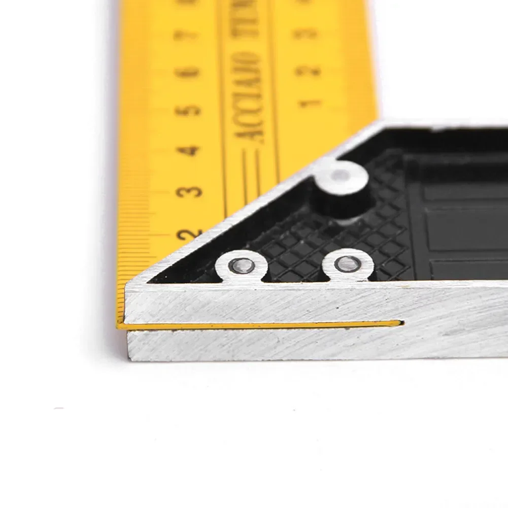 Angle Square Ruler Carpenter Stainless Steel Woodworking 90 Degree Craft Engineer For L-Square Precision Ruler