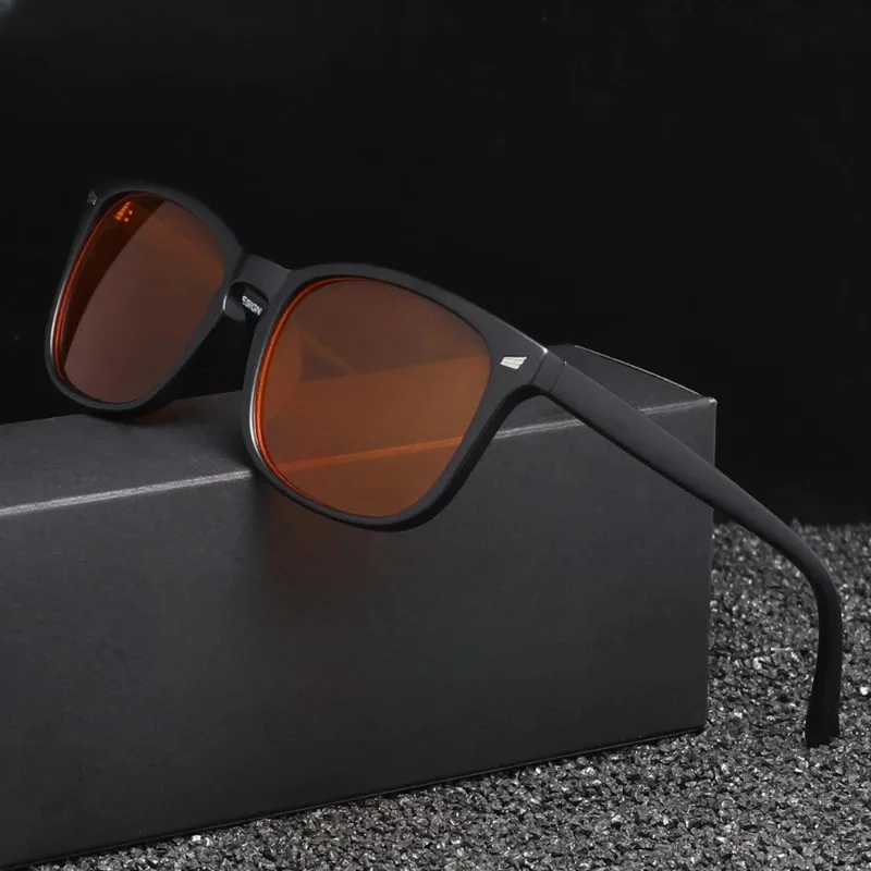 Women's Flat Light Retro Glasses Frame, Women's Square Plain Glasses Frame, Anti Blue Light Glasses image 6