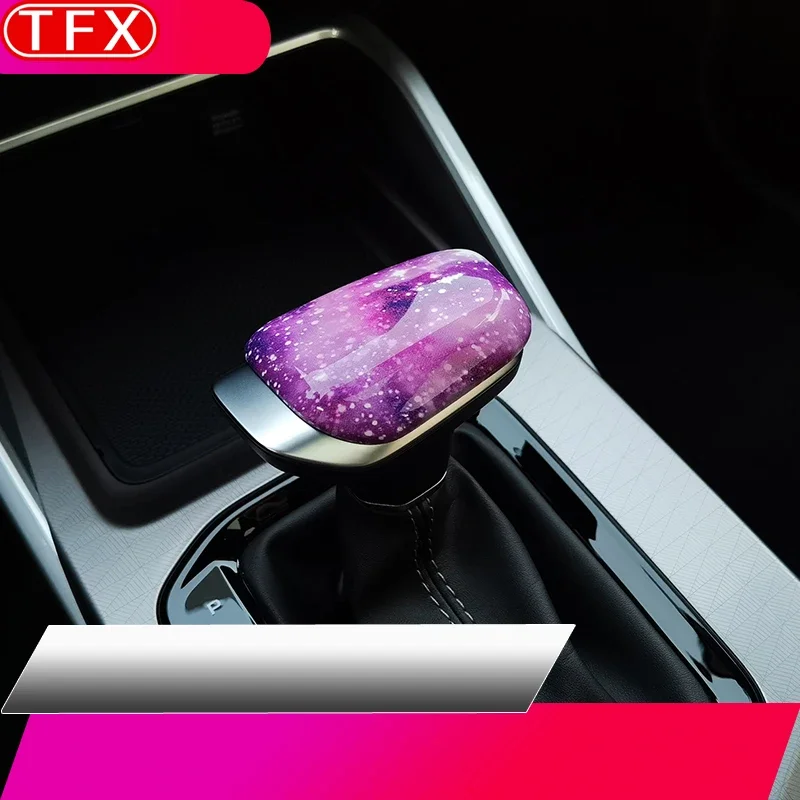 For Geely All-new Emgrand II 2022 2023 2024 Car Styling Gear Shift Knob Cover Shift ABS Sticker Decorations  Auto Accessories