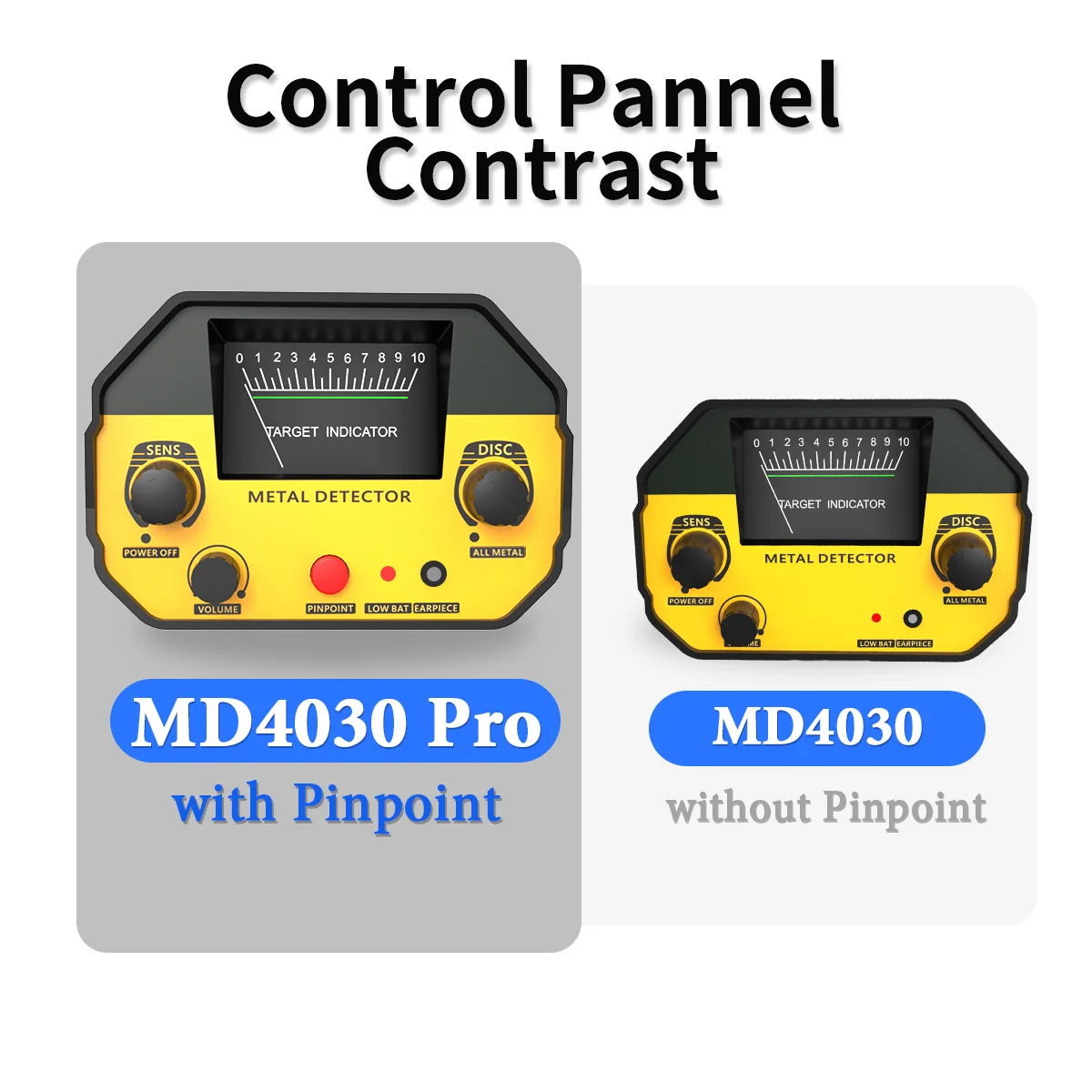 Treasure Hunter MD4030 Pro Gold Pinpointer Metal Detector Underground Detector Professional Treasure Detector High Sensitivity