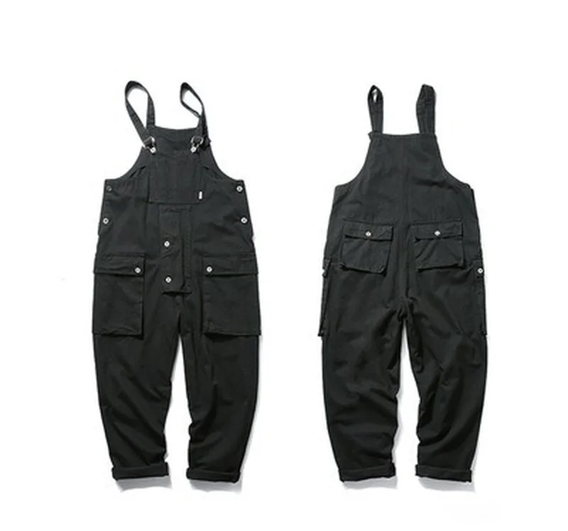 Men Clothing 2022 American Cargo Pants Casual One-piece Overalls Men\'s Overalls Trousers Tide Brand Worker Overalls Loose