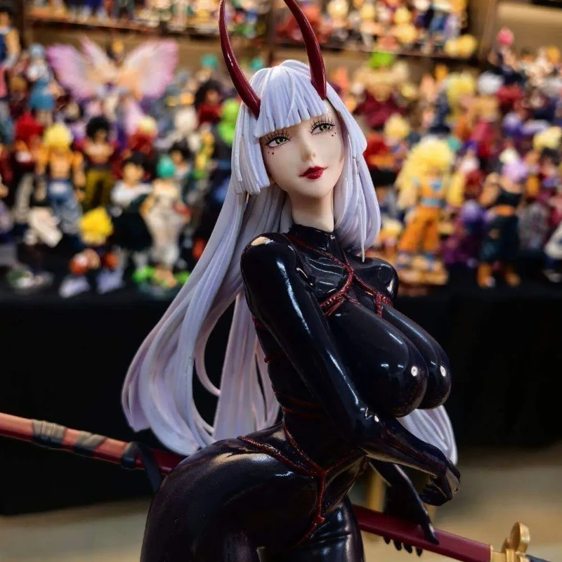 Figurine de fille anime Senji Muramasa, tenue en latex, statue GK, ornement de bureau 2D, modèle de collection, cadeau pour les collectionneurs d'anime