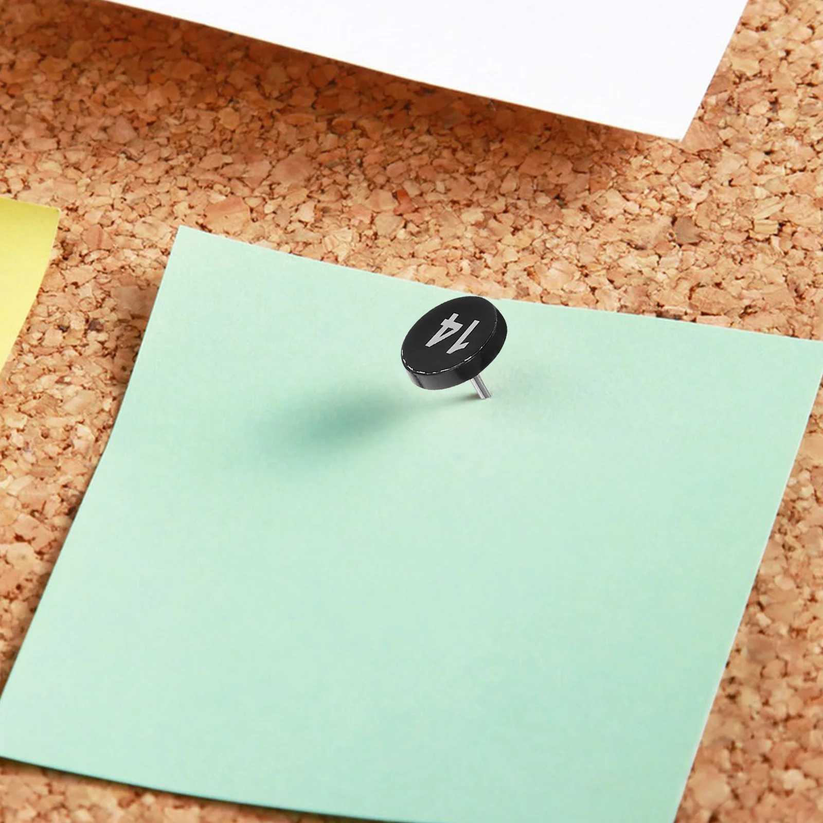 

100Pcs Numbered Push Pins Flat Rounded 1-100 for Bulletin Board Map Classroom Office Note Marking Push Pin Nails