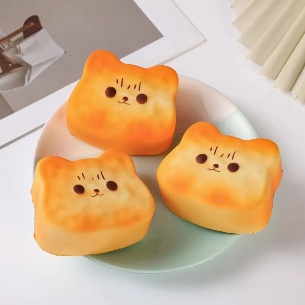 Interesting Simulated Toast Cat Squeeze Lobster Pig Cartoon Fidget TPR Sensory Puppy Pinch Children