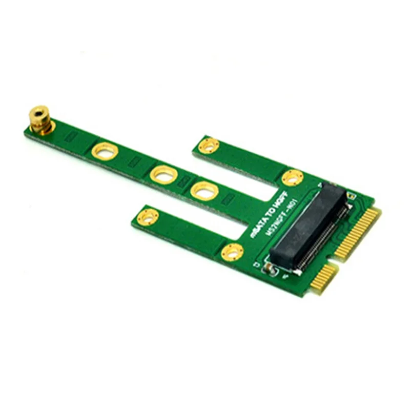 Carte de conversion mSATA vers M.2 NGFF Cave, 6.0 Gbumental, NGFF M.2 SATA-Bus SSD B Key vers mSATA Male Riser M.2 Adaptateur pour 2230-2280 M2 SSD