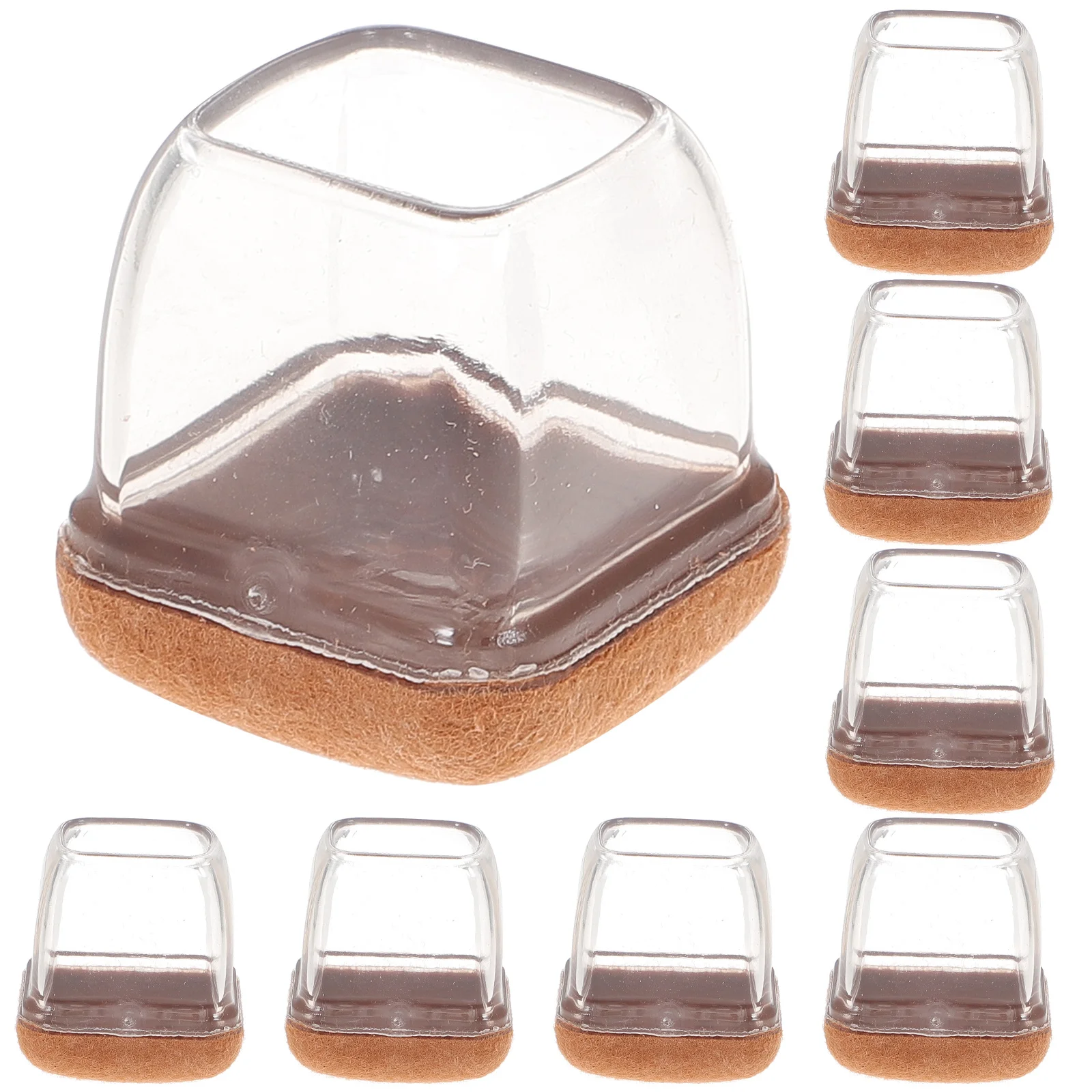 

8Pcs Chair Leg Protection Pads Anti-Slip Furniture Feet Covers Reduce Vibration Noise Scratch Folding Chair Leg Caps