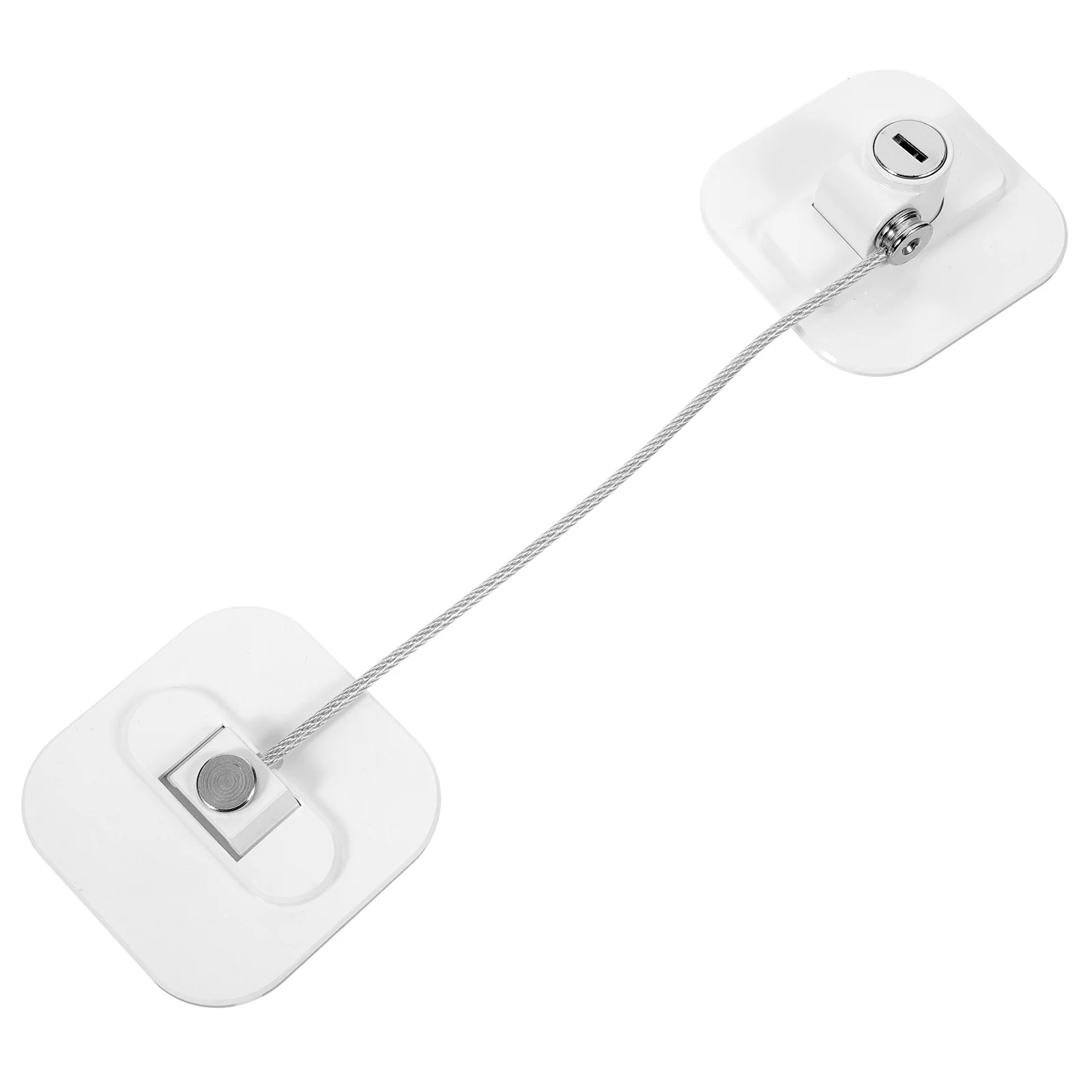 

1pcs Refrigerator Safety Lock No Punching Square Design For Cabinets Drawers Fridge Door Lock Cabinet Drawer Locks Hardware