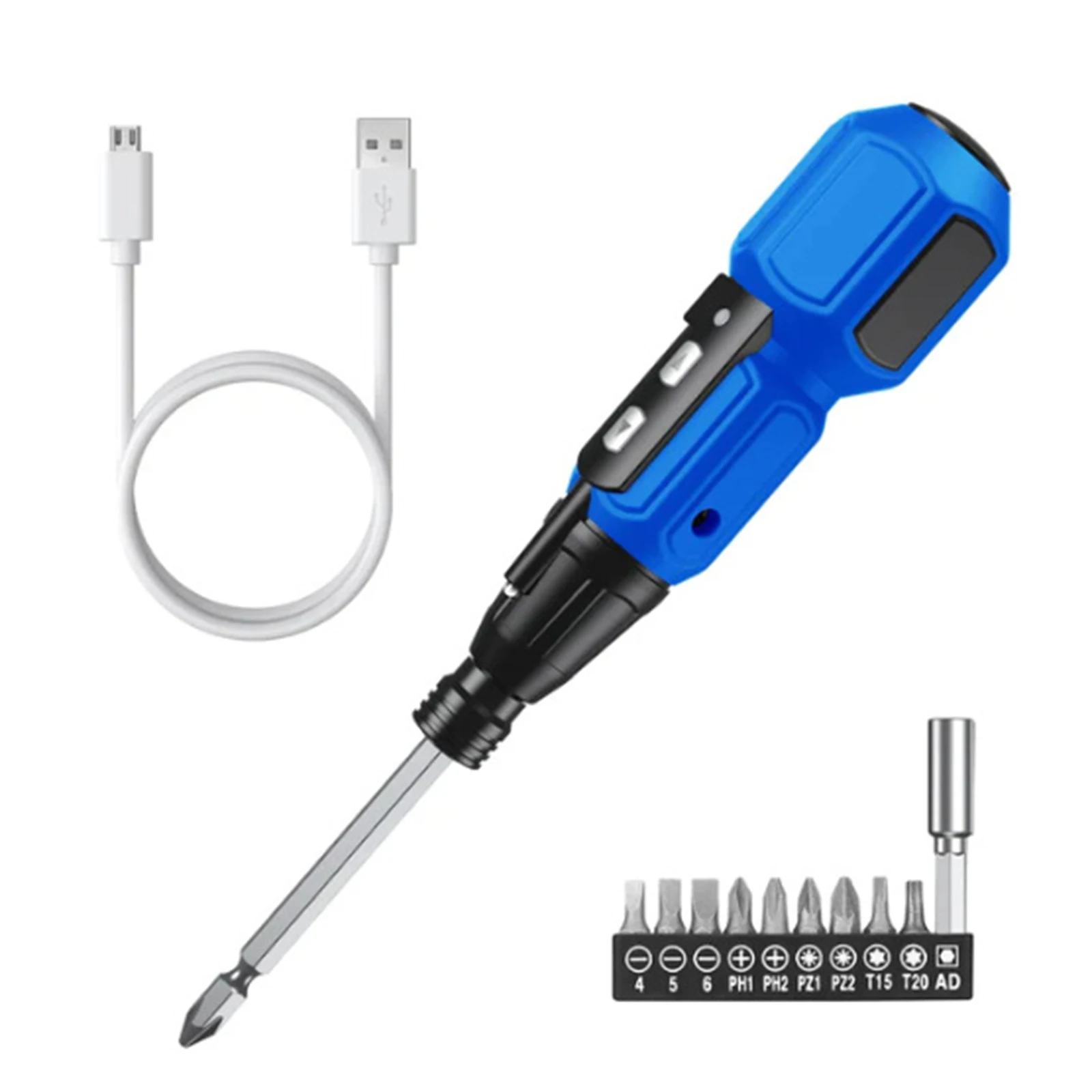LED Light Cordless Screwdriver On-the-go Repair 2-in-1 Electric manual For Furniture Assembly 2 In 1 Electric Screwdriver