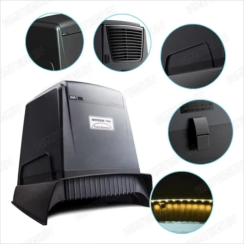 

Desktop fume purifier Welding smoke absorber Extractor Fan Filter unit Extractor