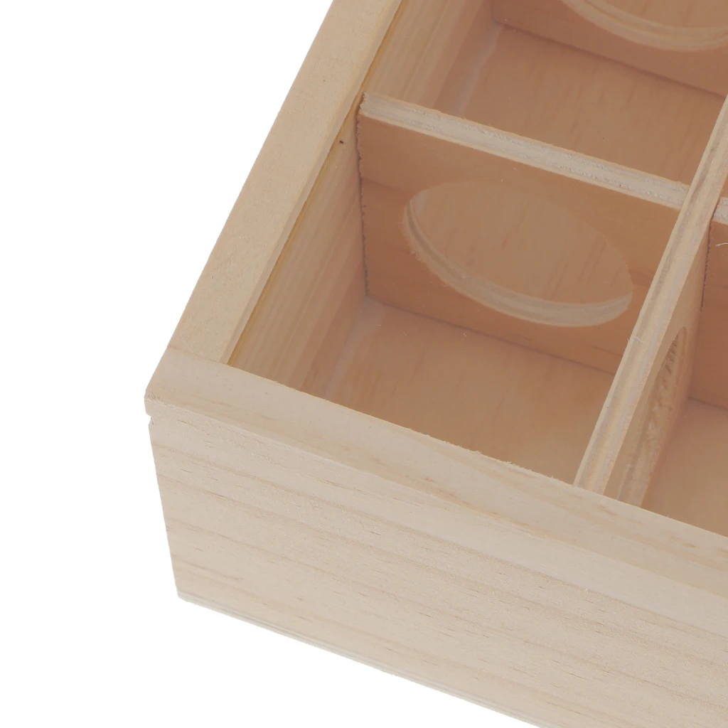 Pet Criceto Labirinto in legno Tunnel Gerbil Ratto Mouse Piccolo animale