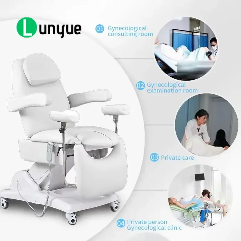 Modern Electric Gynecology Examination Chair Obstetrics Bed for Clinic Hotel Bathroom Workshop Medical Furniture Adjustable