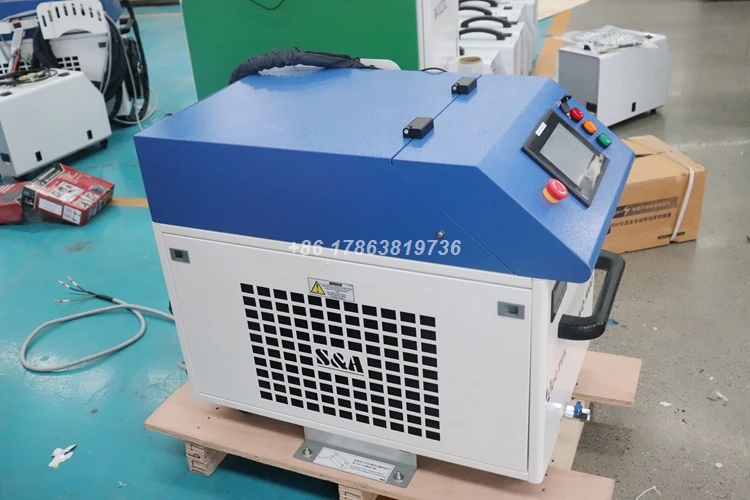 เครื่องทำความสะอาดเลเซอร์เบอร์600มม. ความเร็วสูง1000W 1500W 2000W 3000W เครื่องทำความสะอาดเลเซอร์สำหรับกำจัดสนิม