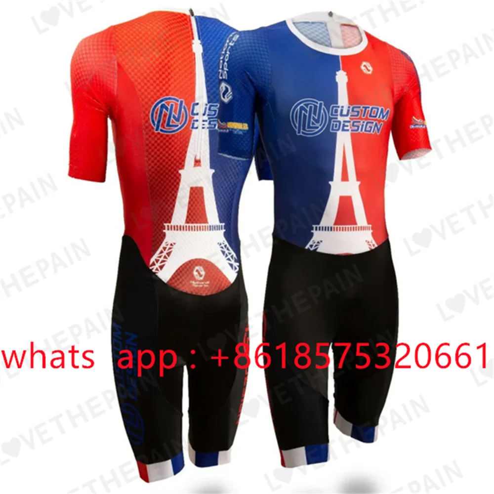 Men Pro Team Inline Speed Skating Racing Suit Skinsuit Fast Skate Clothing Cycling Jumpsuit Ropa Ciclismo Skating Training