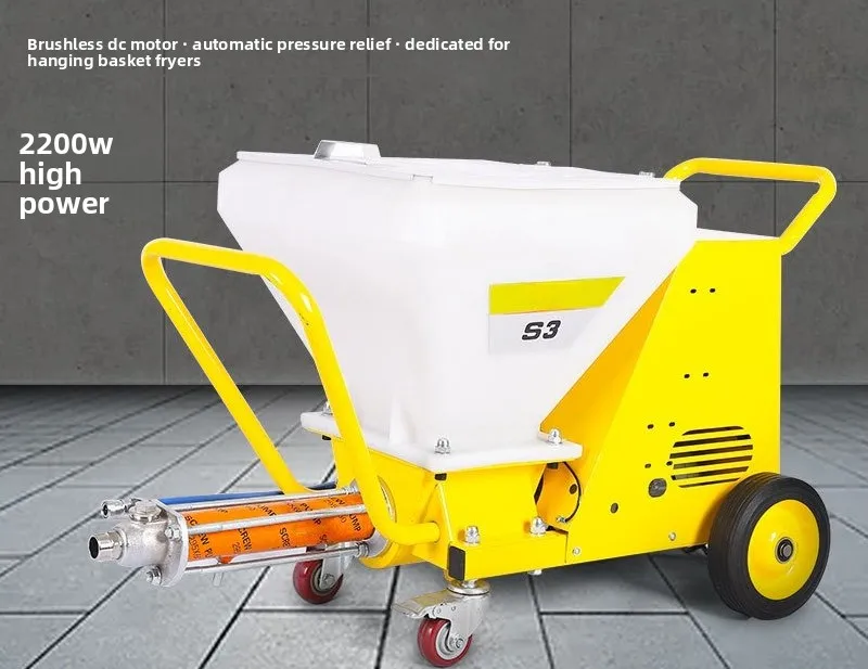 Multifunctional emery rubber expansion fireproof coating shotcrete machine