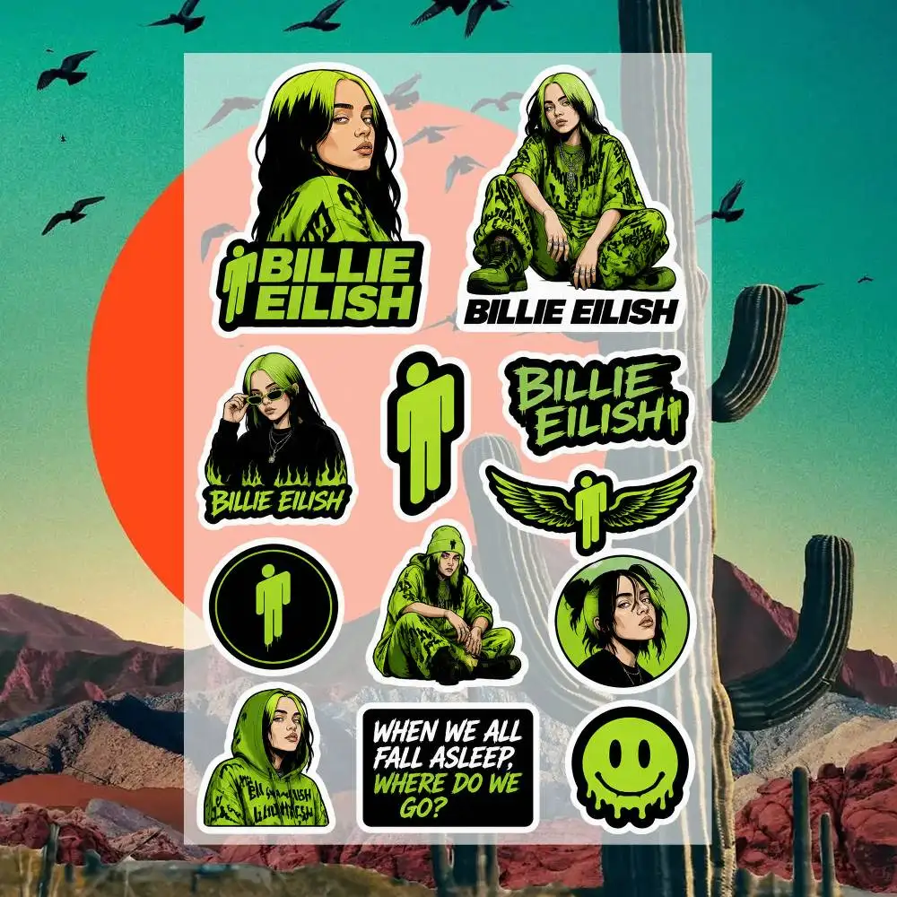 B-illie  Decal Set High Quality Printed and Cut Stickers Motorcycle Sticker view 5