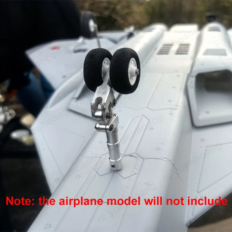 Train d'atterrissage avant amortisseur, 1 pièce, train d'atterrissage imprimé avec arbre en alliage d'aluminium pour modèle de chasse canalisé XFly Dual 40mm