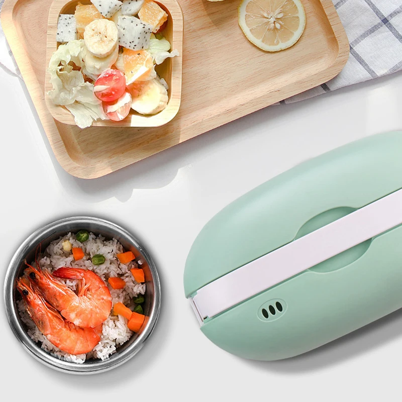 BEEMAN Lunch Box With Heating Electric Can Plug In Heating Office School Self-Heating Rice Cooking Bento Box Food Container