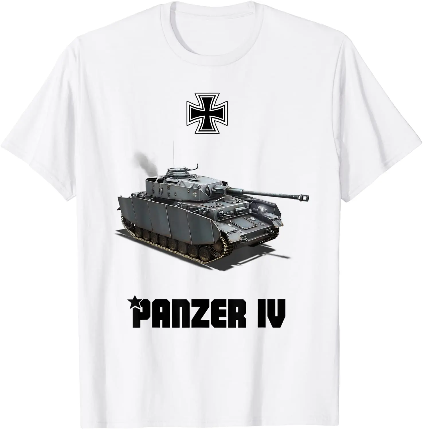 Panzer IV Ausf.G and H WWII German Medium Tank T-Shirt. Premium Cotton Short Sleeve O-Neck Mens T Shirt New S-3XL