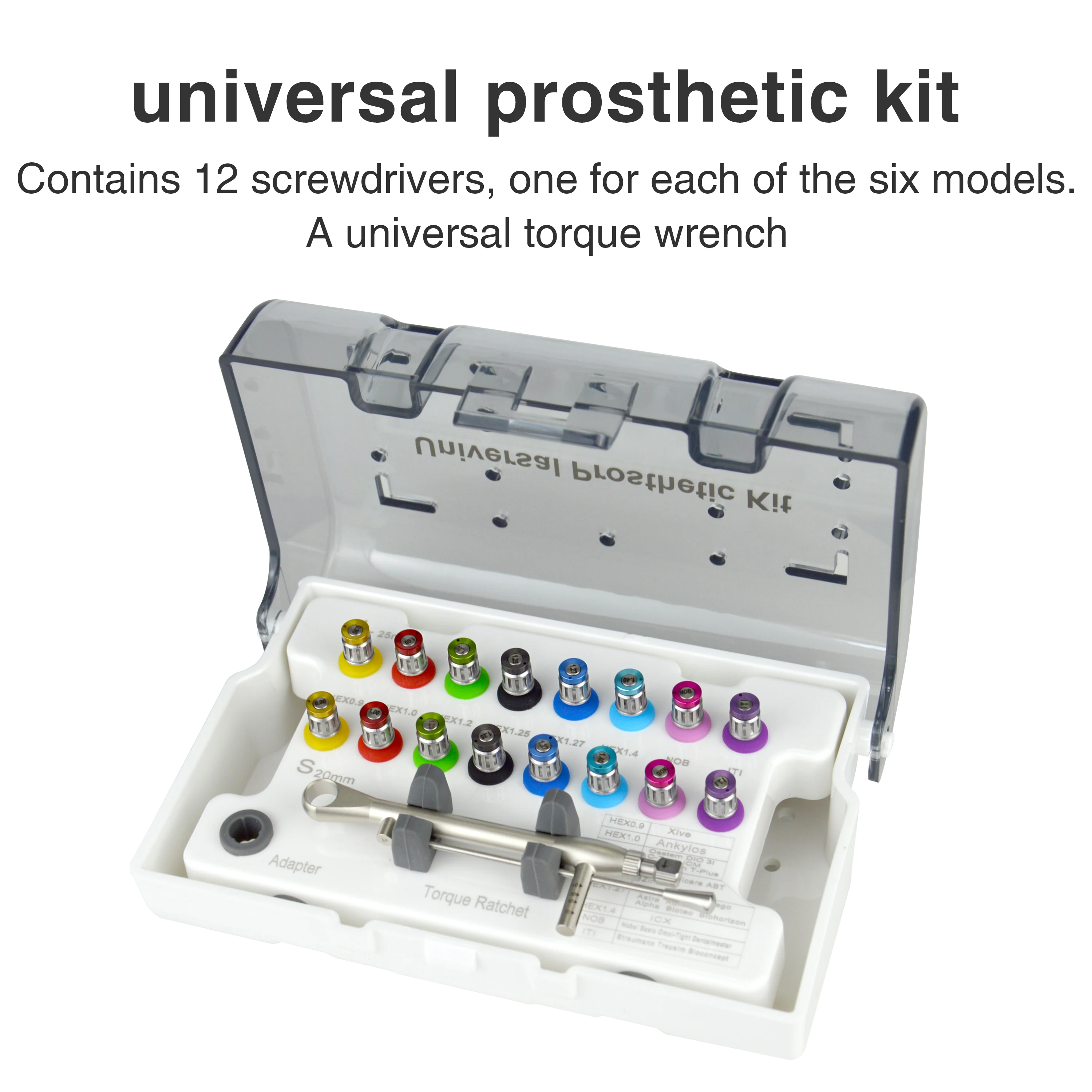 

Dental Universal Implant Torque Wrench, Screwdriver, Prosthetic Kit, Ratchet Drivers, Dentistry Implant Surgical Repair