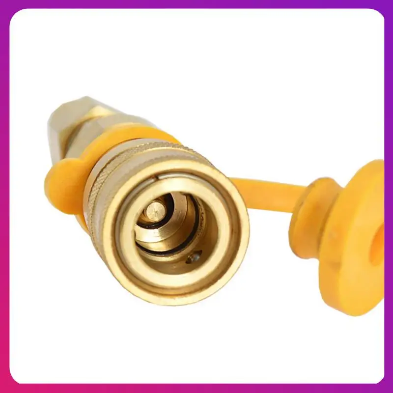 ABKL-Brass Propane Adapter Fittings Propane Quick Connect Fittings For LP Gas Propane Hose Quick Disconnect