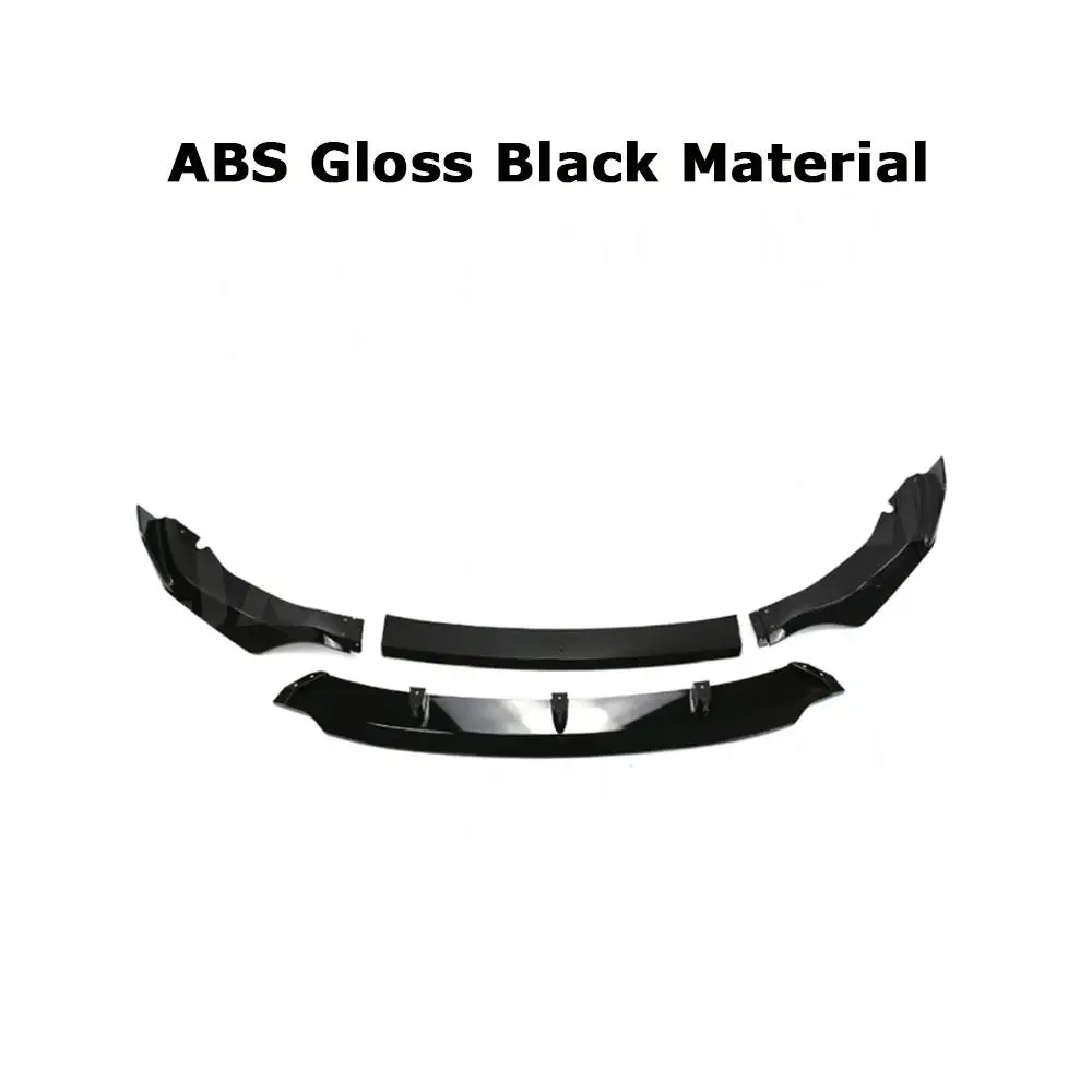 Carbon Fiber /ABS Front Bumper Lip Spoiler Splitter For BMW X5 G05 M sport 2019+ Car Styling Front Lip Kits Add On 4Pcs