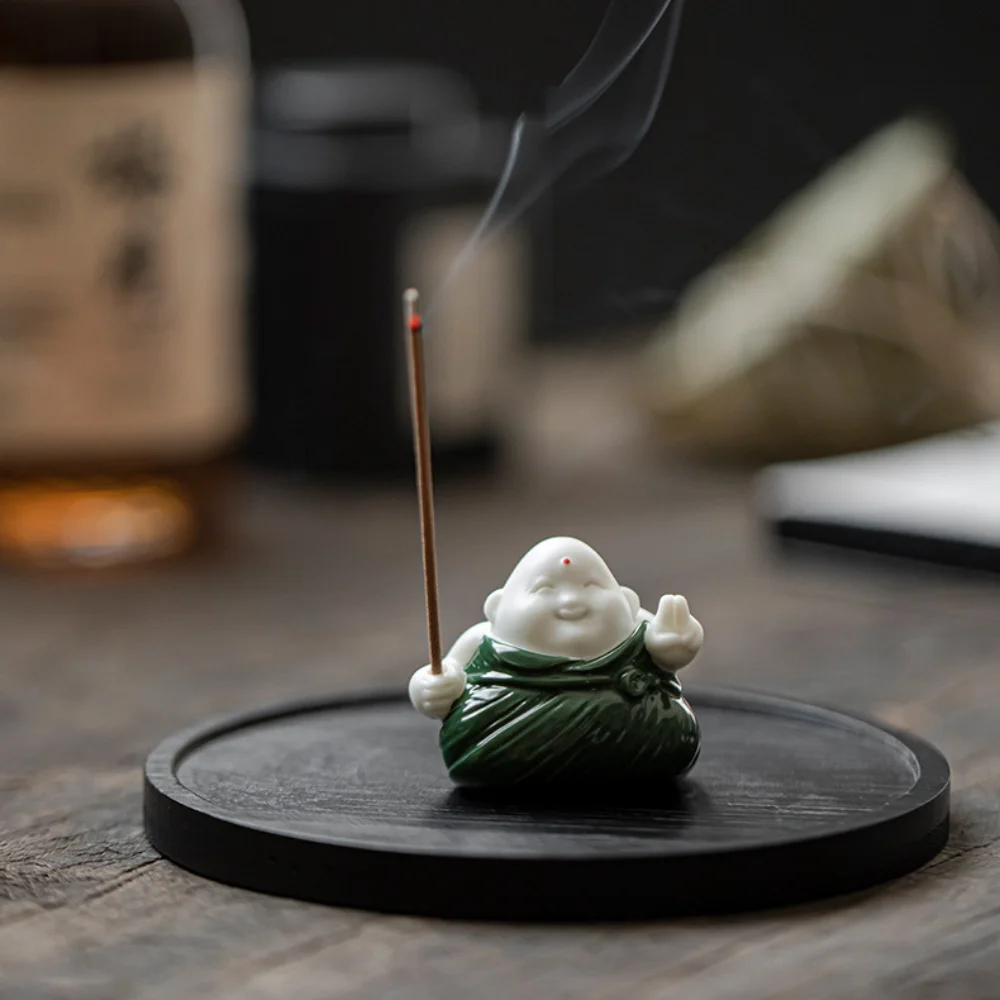 Zongzi Censer Incense Stick Holder Home Decor Tradition Zongzi Censer Ceramic Zen-like Fragrance Holder Dragon Boat Festival