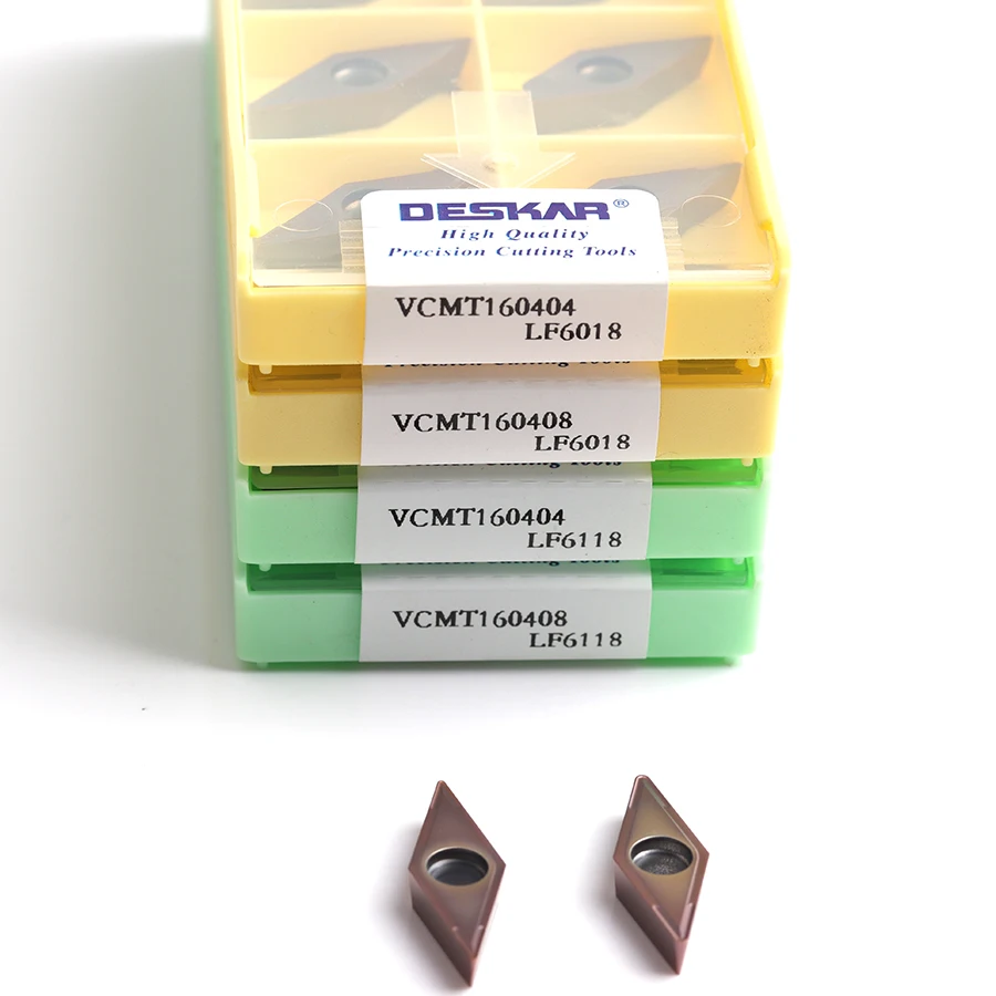 VCMT160404 LF6018 VCMT160408 LF6018 VCMT160404 LF6118 VCMT160408 LF6118 CNC токарные вставки из твердого сплава для нержавеющей стали