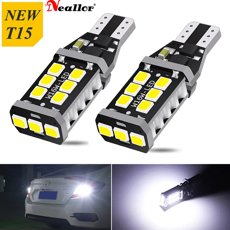 2x led Canbus LED Bulb Car Backup Reverse Lights T15 921 W16W  for Toyota C-HR Corolla Rav4 Yaris Avensis Camry CHR Auris Hilux