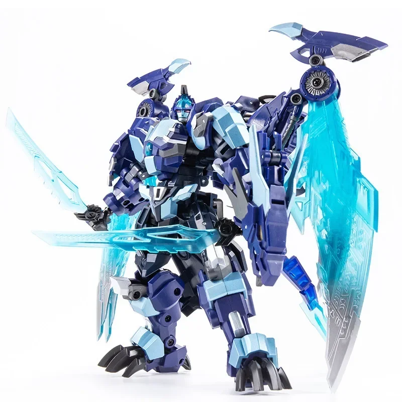 In Stock JINBAO Transforming Toys 8871B Small Scale Flame Dragon Blue Ice Robot Model Action Figures Collection Gift Anime